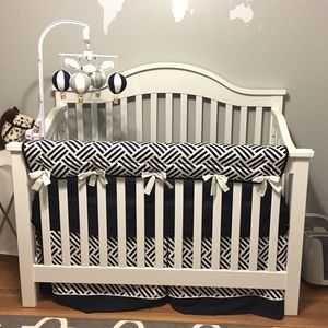 Carousel Baby Bedding Crib Skirt